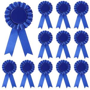 lot 12055 image: Hanaive 12 Pc Award Ribbon Set Blue 1st Place