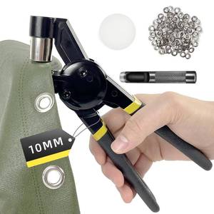 lot 12062 image: HAPDEN Grommet Tool Kit, 38 inch Manual Press with 500pcs
