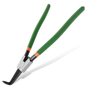 lot 13304 image: LEONTOOL 13-Inch Snap Ring Pliers Heavy Duty External Circlip Pliers with 90 Degree Bent Jaws Forged Tip Diameter 0.1in Spring-Loaded Large C Clip Removal Tool for Installing Removing Retaining Rings