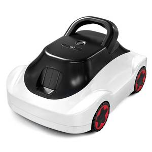 lot 13354 image: C5 Robotic Pool Cleaner, Cordless Pool Vacuum for Above-Ground and Inground Pools up to 2,200 Sq.Ft, Strong Suction, 180-Min Runtime, Smart Auto-Parking and 2.7L Large Debris Basket (White-Black)