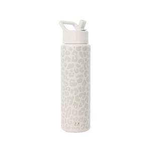 lot 13368 image: Simple Modern Insulated Water Bottle with Straw  30oz  Leopard