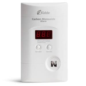 lot 14054 image: Kidde Carbon Monoxide Detector, Plug-In with 9V Battery Backup, Digital Display, 85 dB Alarm, LED Status Light Indicators, 3rd Edition