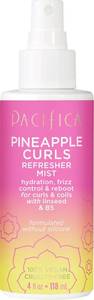 lot 14064 image: Pacifica Pineapple Curls Refresher Mist - Curl Refresher Spray, with Hyaluronic Acid, Vitamin B5 and Plant Oils, Vegan and Dermatologist Tested Curly Hair Products and Wavy Hair Products - 4 Fl Oz