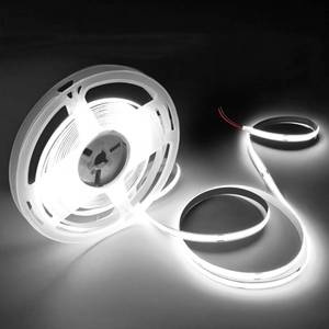 lot 14066 image: VOEWT COB LED Strip Lights Daylight White 6000K,16.4ft 12V High CRI 95Ra Super Bright,Flexible Tape Lights for Bedroom,Mirror,Kitchen Cabinet, Living Room(Power Supply Not Included)