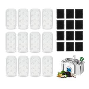 lot 14074 image: Cat Water Fountain 24 Pack Replacement FiltersSponges (1212) - Rectangle