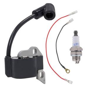 lot 14096 image: FitBest 1130 400 1302 Ignition Coil Module with Spark Plug for Stihl 017 018 MS170 MS180 Chainsaw