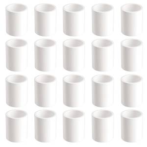 lot 14112 image: 1-14 Inch PVC Coupling Fittings, Fits 1.66in OD SCH40 Pipe, 20 Pack