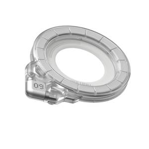 lot 14120 image: Aulumu G09 Ghost Infinite 360° Magnetic Ring Grip  MagSafe Compatible  Frosted Transparent PC  Stable Dual-Sided Magnetic Attachment  Includes Handle Ring Phone Holder - Ghost Transparent