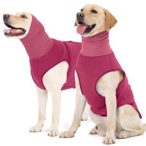 lot 14133 image: ROZKITCH Breathable Dog Anxiety Jacket, Soft Pet Calming Vest for Fireworks Travel Storms with Adjustable Fit and Ear Protection for Anxiety Relief Rosered 3XL
