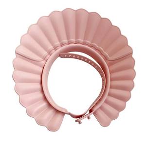 lot 14142 image: HOOYEE Safe Shampoo Shower Bathing Protection Bath Cap Soft Adjustable Visor Hat for Toddler, Baby, Kids, Children � (Pink Lotus)