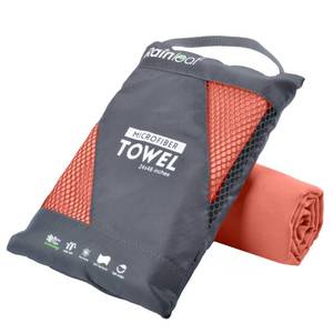 lot 14146 image: Rainleaf Microfiber Towel Quick Dry Camping and Travel and Gym Towel. Compact