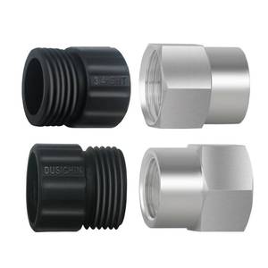 lot 14147 image: DUSICHIN Garden Hose Connector to Pressure Washer Gun Water Hose Adapter Stainless Steel 304, 34 INCHES GHT Male Female to Power Washer Wand M22 Thread, Female Fitting 34in GHT To M22 Joint DUS2630