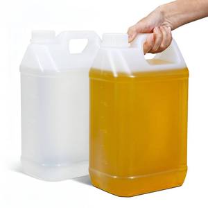 lot 19602 image: DEMORA 1 Gallon Water Jug, Water Oil Storage Containers Graduated Heavy Duty Liquid Containers with Lids for Kitchen Automotive Travel, Easy to Carry, Food Grade HDPE, BPA Free (Translucent, 2 Pcs)