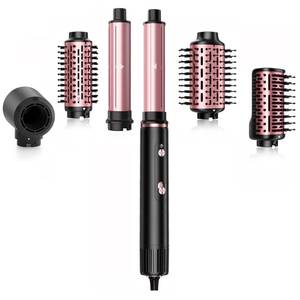 lot 19637 image: SKIMI Hair Dryer Brush Set, 110000 RPM Hot Air Styler with Auto-Wrap Curler