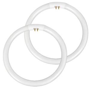 lot 19645 image: 2Pcs 22W T5 Circular Bulb Compatible with Floxite Vanity Mirrors,6500K