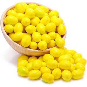 lot 20234 image: 100 Pcs Fake Lemons Decor Artificial Faux Lemon Bowl Filler, 1.2x1.8 in