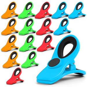 lot 20239 image: JETMORE 8 Pack Chip Clips Bag Clips, Multicolor Magnetic Chip Clip