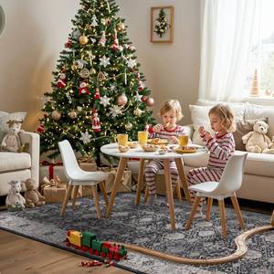 lot 20245 image: Washable 4x12 Hallway Runner Rug Vintage Soft Carpet for Living Room Bedroom Stain Resistant Area Rug with Non-Slip Backing for Entryway Kitchen Thin Floor Mat for Bathroom Dining Room(Black,4x12)