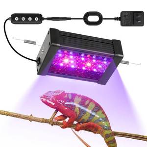 lot 20309 image: HNRLOY UVB Reptile Light,5Inch UVA UVB LED Heater Lamp Bar for Bearded Dragon, Turtles, Gecko, Snake, Lizard, Adjustable 61012H Timer, Dimmable with 3 Lighting Modes