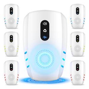 lot 20321 image: 2026 Upgraded Ultrasonic Indoor Pest Repeller, 3-Mode Mouse Traps, 6 Pack