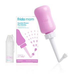 lot 20340 image: Frida Mom Upside Down Peri Bottle for Postpartum Care, Portable Bidet