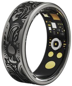 lot 20341 image: CNBRO Smart Ring Heart Rate Monitor Sleep Ring Fitness Tracker Blood Pressure Step Counter Calories Pedometer Waterproof Health Vintage Smart Rings for Men Women Unique Anillo inteligente