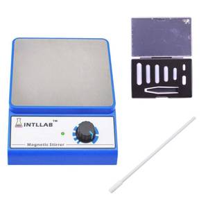 lot 20377 image: INTLLAB Magnetic Stirrer with 7PCS stir bar Set and stir bar Retriever