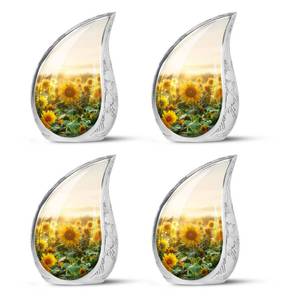 lot 20389 image: Sunflower Urns for Ashes for Women - Small Urn for Human Ashes Adult 3INCH