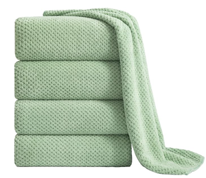 lot 1277 image: Bath Towel Set 8 pieces - Stock image may not match actual product images