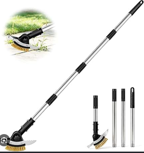 lot 7390 image: Crack Weeder Long Handle 3-in-1 Weeding Tool - Stock image may not match actual product image