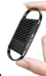 lot 8424 image: Voice Activated Recorder Portable Light Feather Style - Stock image may not match actual product image