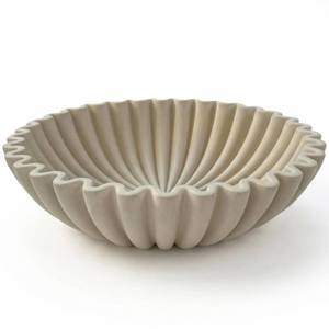 lot 1331 image: OAKOA Concrete Bowl Decor - Organic Modern Home Decor - Cement Bowl