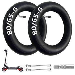 lot 2317 image: A 2 Pack 8065-6 Scooter Inner Tube, 255x80 10x2.5 Inner Tube, 10 inch Tire