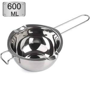 lot 2358 image: Stainless Steel Double Boiler Pot 600ml for Melting Chocolate,Candle Making
