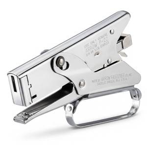 lot 2368 image: Arrow Fastener P22 Heavy Duty Handheld Plier Stapler for Crafts, Office, and Insulation, Uses 14-Inch and 516-Inch Staples