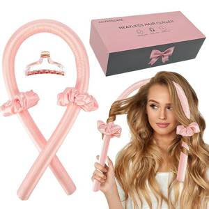 lot 2375 image: Heatless Curls Overnight,Hair Curlers to Sleep In,No Heat Satin Curling Rod Set Rollers,Sleeping Blowout Headband, Foam Curly Ribbon Styling Tool for Long Hair