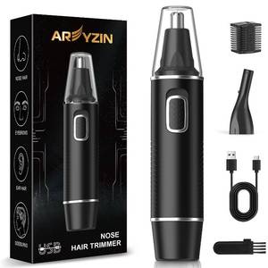 lot 2377 image: AREYZIN Nose Hair Trimmer for Men,Rechargeable Ear and Nose Trimmer,2026 Professional 2 in 1 Painless Eyebrow & Facial Hair Trimmer with IPX7 Waterproof Dual Edge Blades (Black)