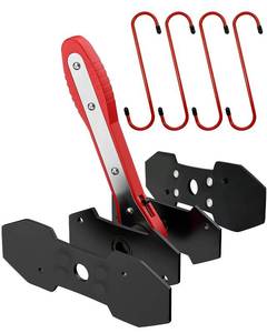 lot 2428 image: Witaxima Brake Caliper Compression Tool with Extra 2PCS Large Plates 1.57-2.95 for Disc Brake Pad Spreader,Caliper Piston Compressor Tool with 4 Brake Caliper Hanger Hooks,Car Brake Repair Tool Red