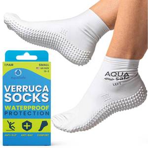 lot 2466 image: Swim Socks for Women, Men & Kids - Waterproof Foot Covers for Swimming