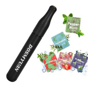 lot 2472 image: Quit Smoking Inhaler for Adults, Adjustable Air Outlet Smoking Cessation Aid 316 Stainless Steel, Nicotine-Free, Smokeless Portable Device with 5 Flavor Swaps for Anxiety & Stress Relief