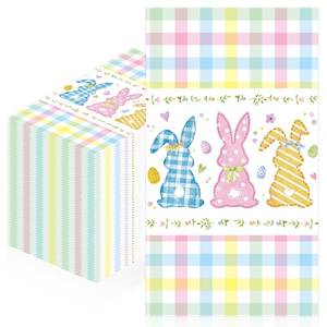 lot 2477 image: A 100 Pcs Easter Bunny Party Napkins