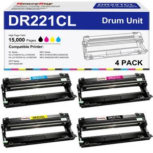 lot 5879 image: HenceBuy DR221CL Drum Unit Set 4 Pack
