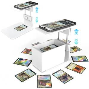 lot 5928 image: Card Scanner Stand for MTG & TCG, Adjustable Height Trading Card Scanner, Phone Stand MTG Accessories, Fit for un-Sleeved and Sleeved Cards, Compatible with ManaBox App��6.3����