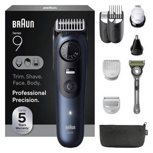 lot 6127 image: Braun Series 9 All-in-One Cordless Trimmer & Shaver Kit