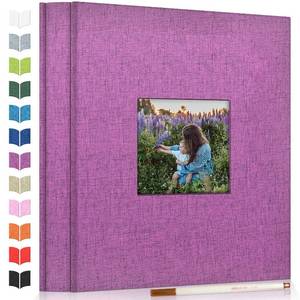 lot 6140 image: Artfeel Self-Adhesive Photo Album 40 Pages Linen