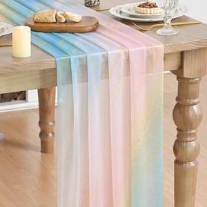lot 6153 image: Artoid Mode Boho Gradient Table Runner 28x120