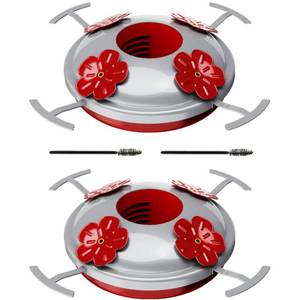 lot 6246 image: REZIPO Hummingbird Feeder Bottom Base Replacement Accessories (2)