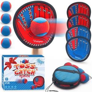 lot 8443 image: Toss and Catch Ball Game, Kids Toddler Baseball Glove & Catch Ball Toys, Outdoor Games for Family, Toys for Beach Yard Pool Outside, Birthday Easter Gift for Ages 3 4 5 6 7 8-12 Year Old Boys Girls