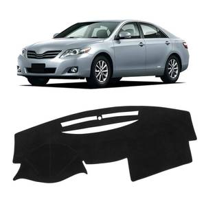 lot 8449 image: KUST Black Dash Cover Compatible with Toyota Camry 2007-2011 Polyester Dashboard Cover Non-Slip Dash Protector Interior Accessories for Camry Custom Fit Dash Mat No Glare