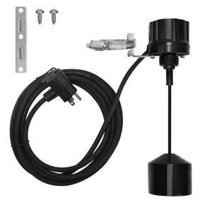 lot 9397 image: FLUENTPOWER Vertical Mechanical Float Switch, Universal Float Switch Replacement with 120V Piggyback Plug for Submersible Pump, SewageEffluent Pump, Sump Basin, with 10 Length Cord, Black